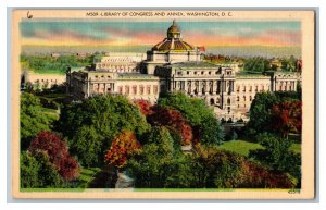 Postcard Library Of Congress & Annex Washington D.C. Vintage Standard View Card 