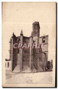 Postcard Old Lezignan Aude Apse of the Church