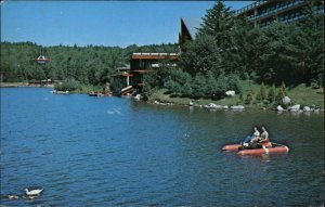 Mount Snow VT Snow Lake Lodge Postcard