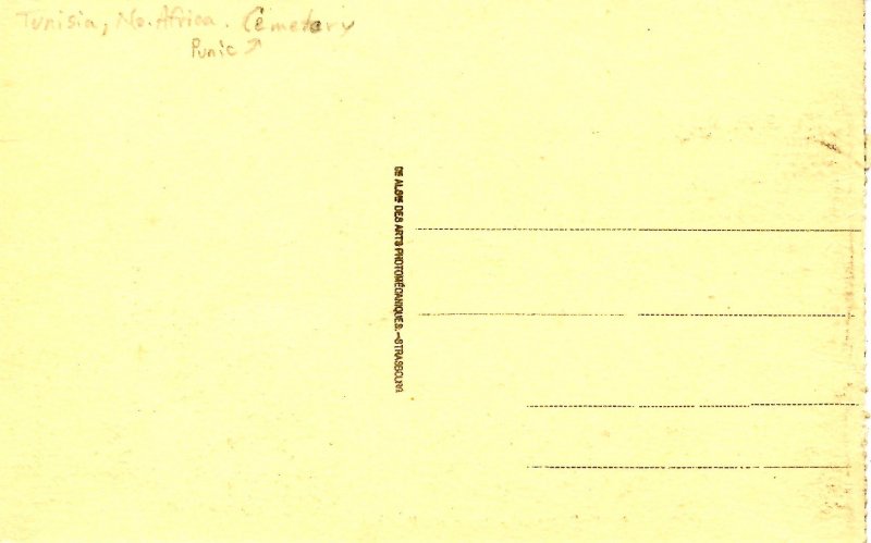 Tunisia - Carthage. Necropole Punique (Burial Grounds)