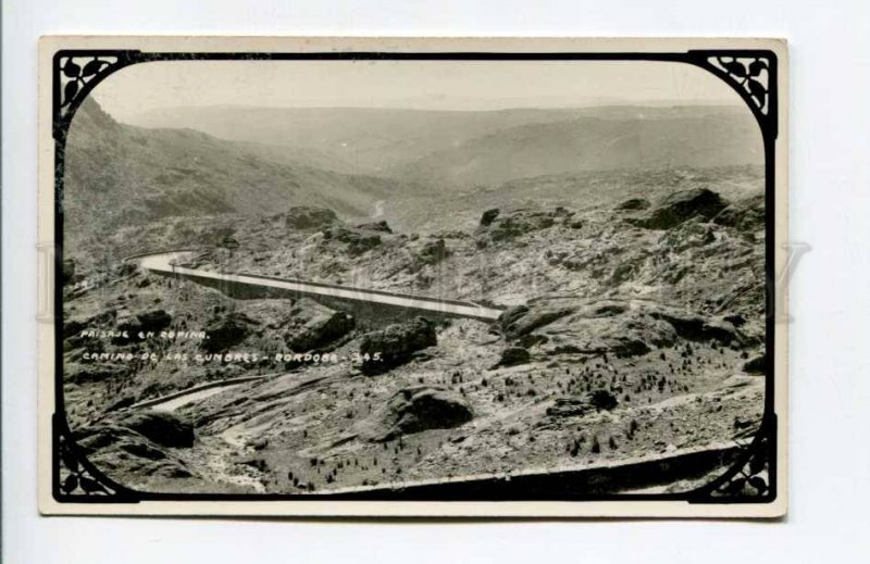 424058 Argentina Paisaje en Copina Camino de las Cumbres Cordoba OLD postcard