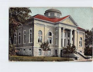 Postcard Carnegie Free Library, Alliance, Ohio