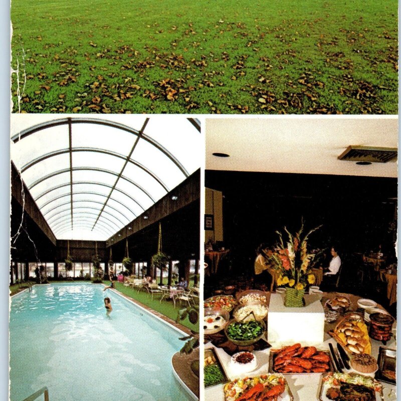 8 Oversized c1970s Charlottetown, CAN Rodd's Royalty Inn Hotel Postcard 1S