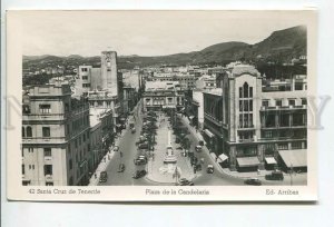 438051 Spain Tenerife Santa Cruz Candelaria Square CARS Vintage photo postcard