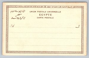 Saquieh  Water Wheel  Buffalo  Egypt   Postcard