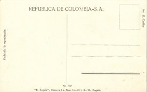 colombia, BOGOTA, Biblioteca Infantil, Bosque de la Independencia 1920s Postcard