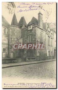 Old Postcard Alencon Tribunal commerse