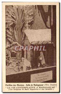 Old Postcard missions Pavilion Room Madagascar