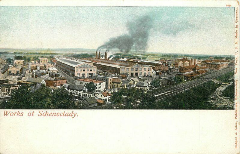 c1905 Schenectady New York General Electric Factory Industry (2) card Postcard