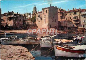 Old Postcard La Cote des Maures Saint Tropez (Var) The Poucho Fishing Boat