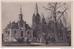 HILVERSUM, Noord-Holland, Netherlands, 1900-1910s; Kerkbrink Met Gooisch Muse...