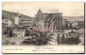 Postcard Tarare Old Church of Saint Andre