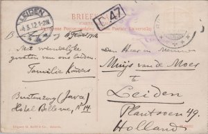 Indonesia Batikken Java Vintage Postcard B139