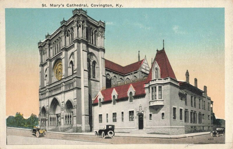Postcard St Mary's Cathedral Covington Kentucky