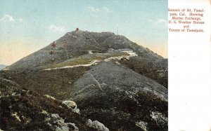 Mt. Tamalpais Summit, Marin County, CA Marine Exchange c1910s Vintage Postcard