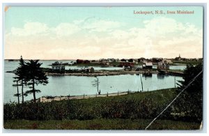 1912 From Mainland Lockeport Nova Scotia Canada Antique Posted Postcard