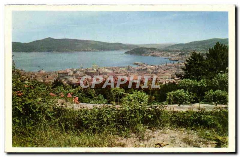 Postcard Old Spain Espana Spain Vigo Vista general desde El Castro