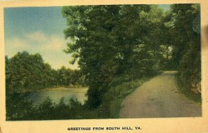 Postcard  Greetings From South Hill, VA .               P5