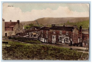1937 Reeth Richmondshire District of North Yorkshire England Antique Postcard