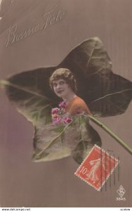 RP: Woman on a leaf , 00-10s
