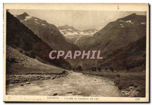 Old Postcard Luchon Vallee and Torrent Lys