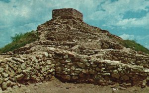 Vintage Postcard Tuzigoot National Monument Cottonwood And Clarkdale Arizona AZ