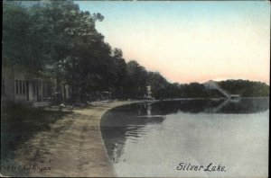 Silver Lake MA Cancel Pembroke Plympton Kingston Area c1910 Postcard
