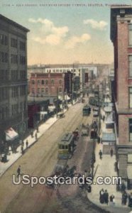 Pike Street - Seattle, Washington WA Postcard