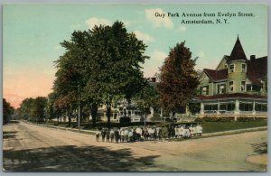 AMSTERDAM NY GUY PARK ANTIQUE POSTCARD