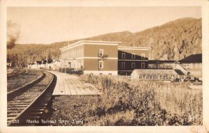 Curry Alaska Alaska Railroad Hotel Real Photo Vintage Postcard AA37982