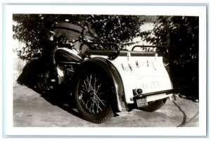 c1930's Indian Motorcycle Occupational #2 San Francisco CA RPPC Photo Postcard