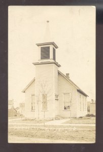 RPPC BRYANT SOUTH DAKOTA SD METHODIST CHURCH VINTAGE REAL PHOTO POSTCARD