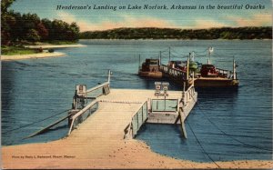 Henderson Landing on Lake Norfork AR Postcard PC30