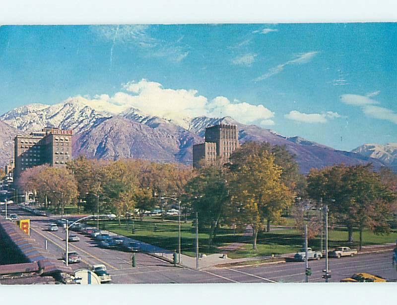 1964 City Park & Hotel Ogden Utah UT Q6199