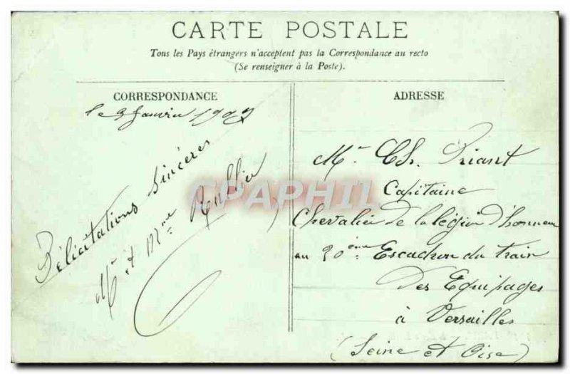 Old Postcard Paris L & # 39Ecole Military