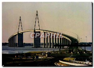 Modern Postcard Saint Nazaire Saint Brevin Mindin the bridge built over the L...