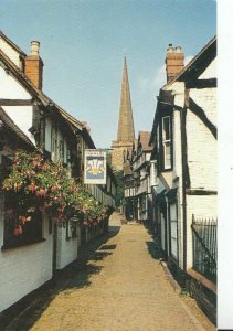 Herefordshire Postcard - Church Lane - Ledbury - Ref TZ2931