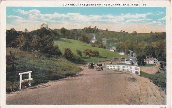 Massachusetts Glimpse Of Shelburne On The Mohawk Trail Curteich