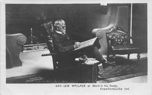 General Lew Wallance Work in his Study Crawfordsville, Indiana USA View Images 