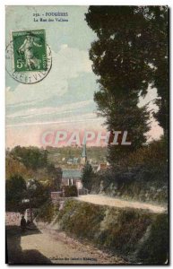 Old Postcard Fougeres La Rue des Vallees