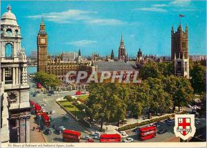 CPM The Houses of Parliament and Parliament Square London Designed by Sir Charle