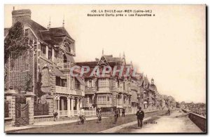 La Baule Postcard Old Dru Boulevard near The Warblers (velo)