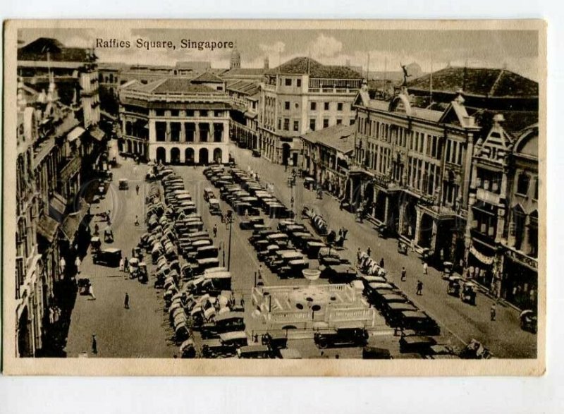 3151566 SINGAPORE Raffies Square Vintage postcard