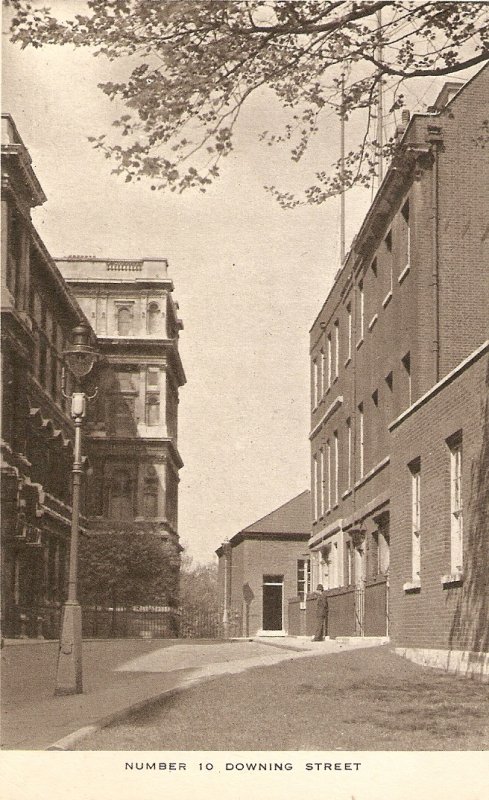 Number 10 Downing Street. London A Tuck gravure postcard