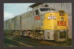 TN Louisville & Nashville Railroad Train MEMPHIS TENN  Tennessee Postcard