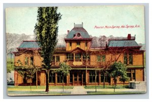 Vintage 1910's Postcard Maurice Main Spring Bathhouse Hot Springs Arkansas