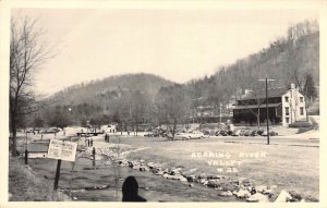 RPPC, Fields #22, Hotel and Valley, Roaring River, Cassville, MO, Old Post Card