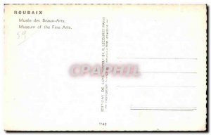 Old Postcard Roubaix Musee des Beaux Arts
