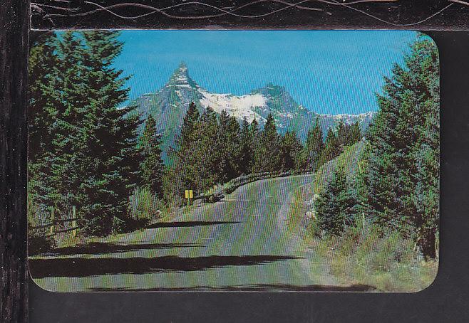 Pilot,Index Peaks,Hwy 12 to Yellowstone Postcard BIN 