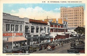 Central Avenue looking east St. Petersburg, Florida, USA Drug Store Unused 